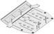 Skid plate on Honda CR-V (2016-2019) V generation (RW/RT)
