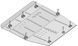 Skid plate on Dodge Dart (2012-2016) I generation (PF)