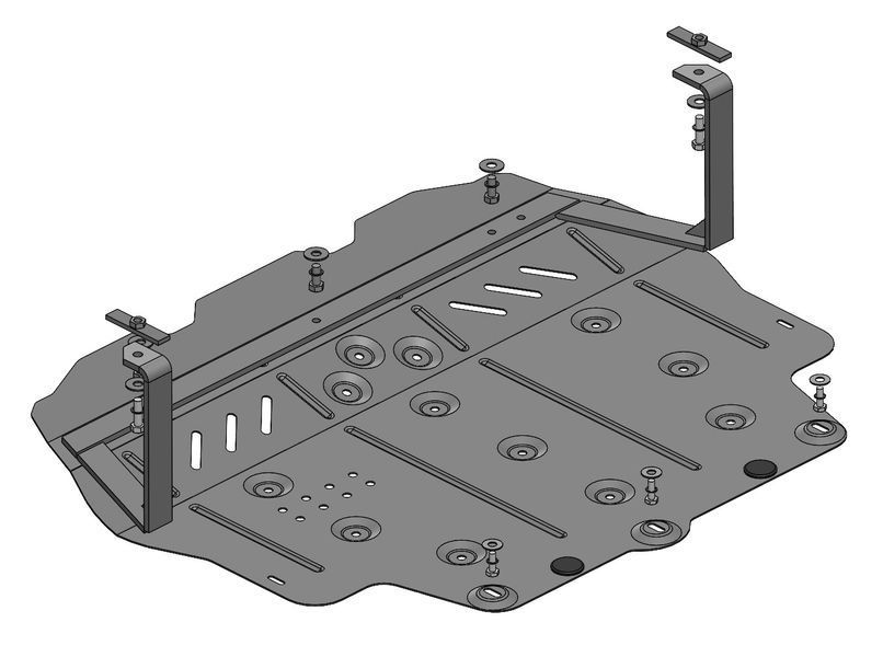 Skid plate on Volkswagen Passat CC (2008-2016) I generation (357\358) incl. Facelift