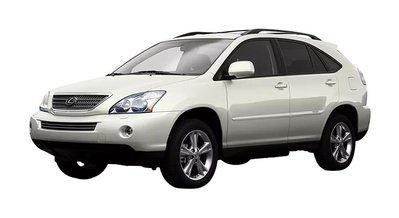 Skid plate on Lexus RX 400h (2006-2009) II generation (XU30)