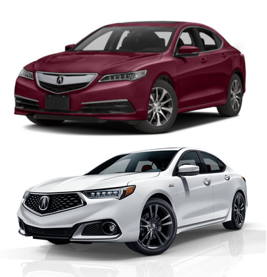 Skid plate on Acura TLX (2015-2020) I generation (UB\1\2\3\4) incl. Facelift