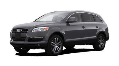 Skid plate on Audi Q7 (2005-2010) I generation (4L)