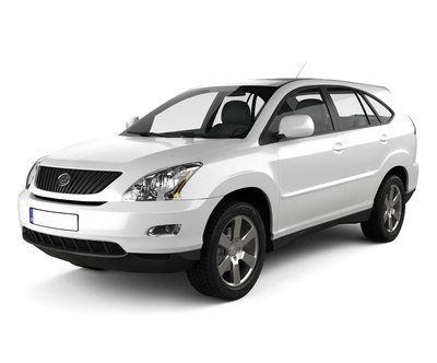 Skid plate on Lexus RX 350 (2006-2009) II generation (XU30)