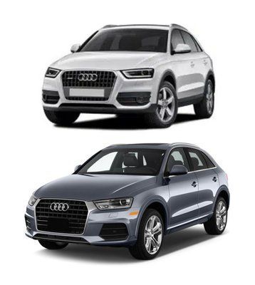 Skid plate on Audi Q3 (2011-2018) I generation (8U) incl. Facelift