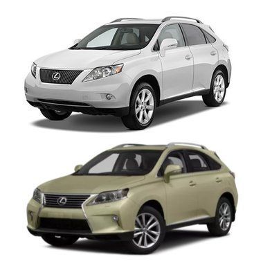 Skid plate on Lexus RX 350 (2010-2015) III generation (AL10) incl. Facelift