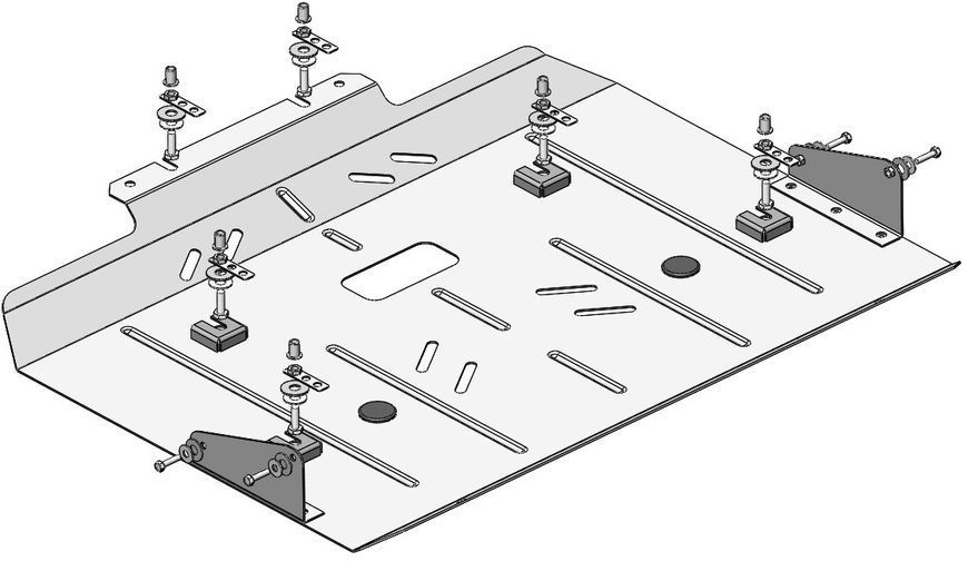 Skid plate on Cadillac ATS (2012-2019) I generation incl. Facelift