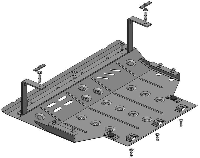 Skid plate on Audi A3 E-tron (2012-2020) III generation (8V) incl. Facelift