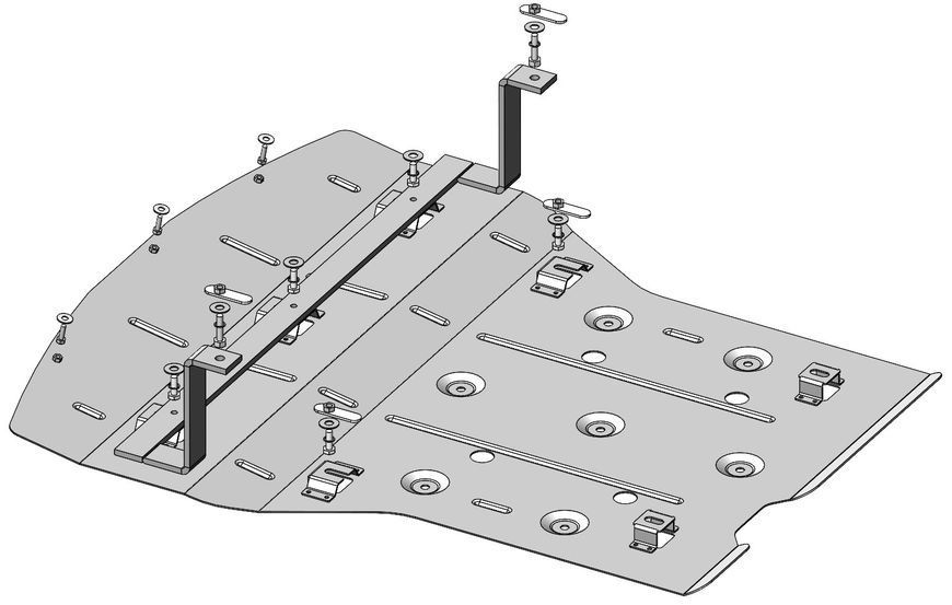 Skid plate on BMW 3 (2005-2013) V generation (E90/E91/E92/E93) incl. Facelift