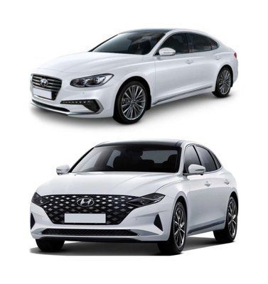 Skid plate on Hyundai Grandeur (2016-2023) VI generation (IG) incl. Facelift