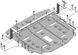 Skid plate on Hyundai Ioniq Electric (2016-2021) I generation (AE)